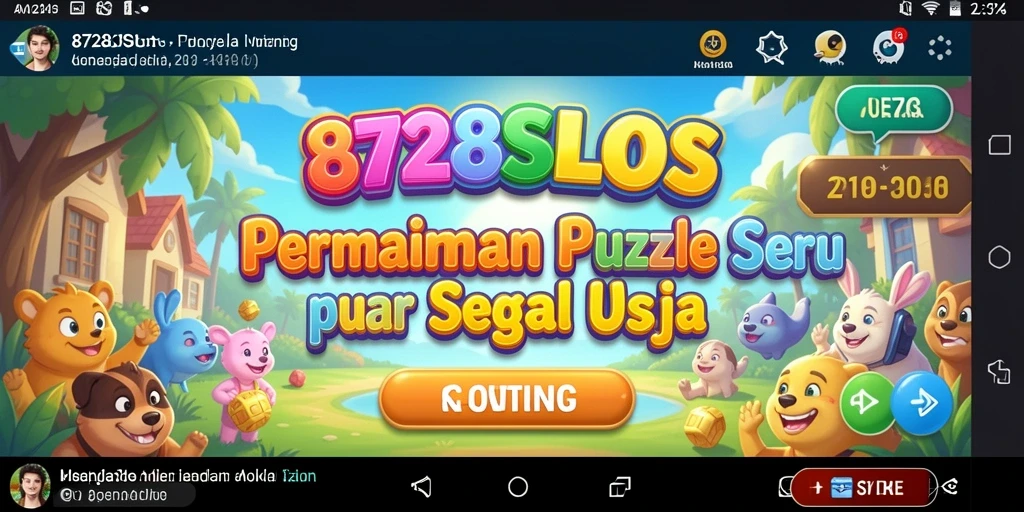 Tampilan gameplay <strong>8728SLOTS</strong> yang penuh warna dan menantang.