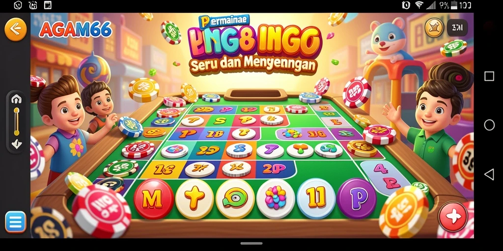 Tampilan gameplay Bingo AGAM66 yang mengesankan dan interaktif.