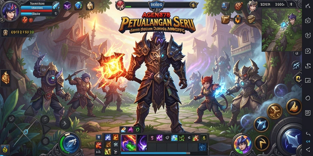 Gameplay AGEN878 yang seru dan penuh aksi dalam dunia MMORPG.