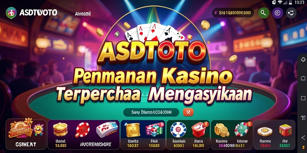 Tampilan menarik dari gameplay kasino ASDTOTO yang mengasyikkan.