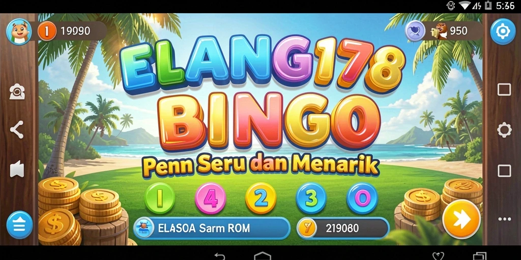 Tampilan gameplay ELANG178 dengan suasana Bingo yang seru.