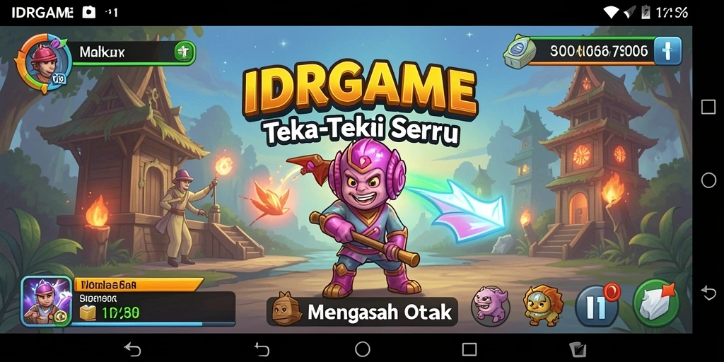 Tampilan gameplay puzzle yang menarik dari IDRGAME.