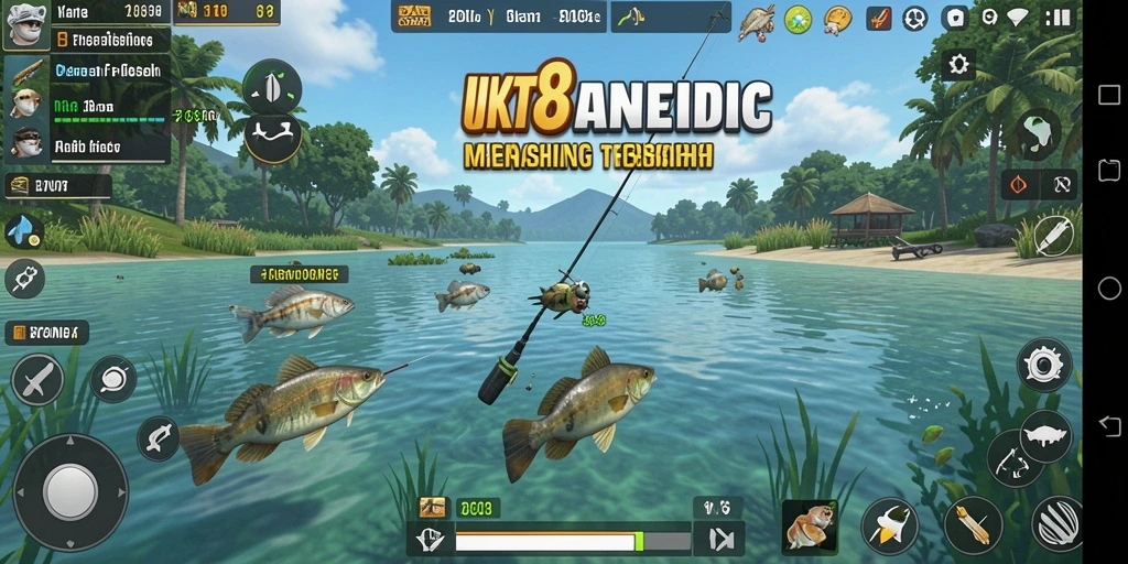 Tangkapan ikan yang mengesankan dalam gameplay JKT8.