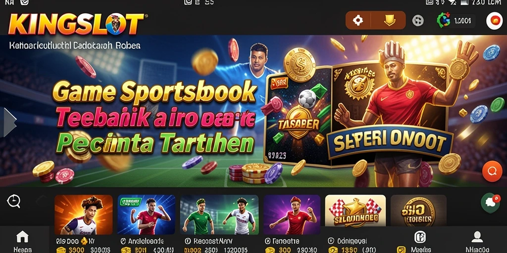 Tampilan gameplay KINGSLOT yang menampilkan taruhan langsung dan interaksi pengguna.
