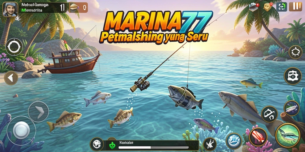 Tangkapan ikan besar dalam gameplay MARINA77 yang seru.