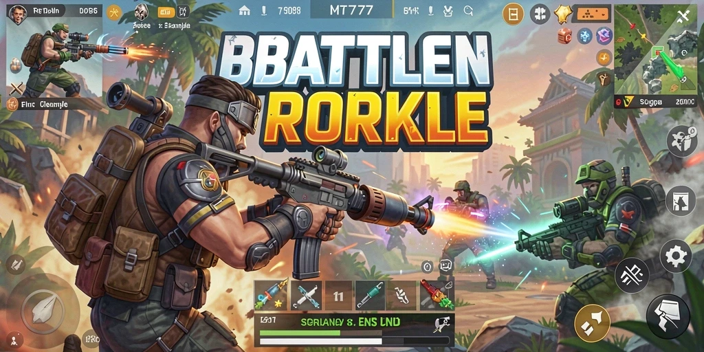 Gameplay epik di MT777, penuh dengan aksi Battle Royale.