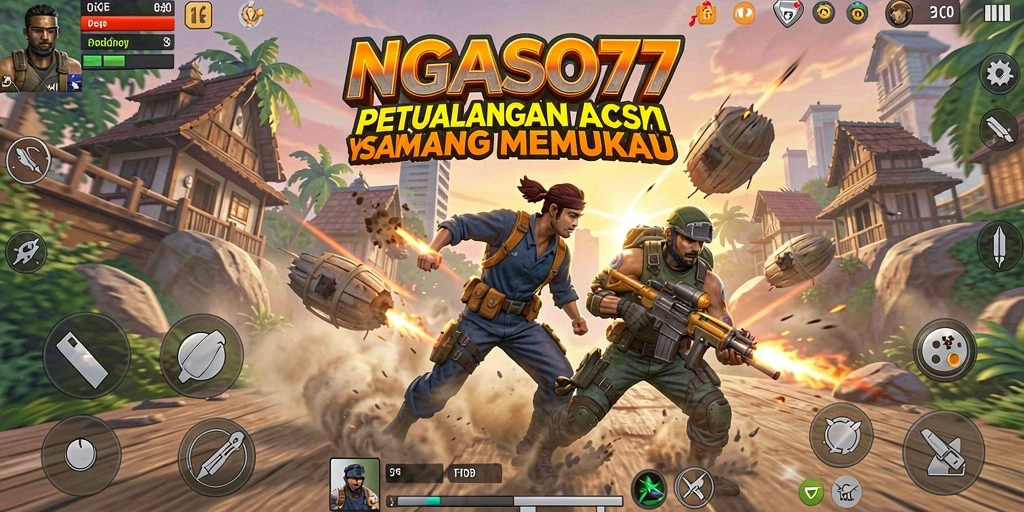 Gameplay mendebarkan dari NGASO77 dengan aksi yang mengagumkan.