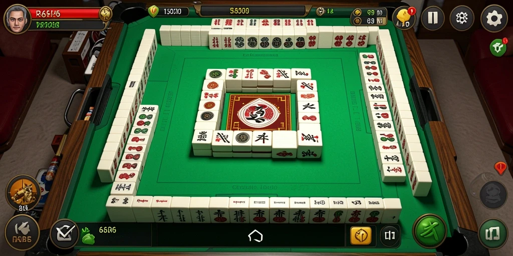 Screenshot gameplay R6R6 menampilkan keseruan permainan Mahjong.