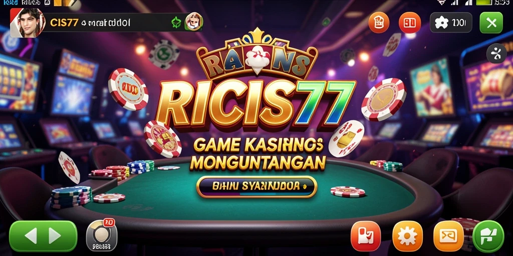 Tampilan menarik saat bermain RICIS77 dengan fitur Kasino yang seru.