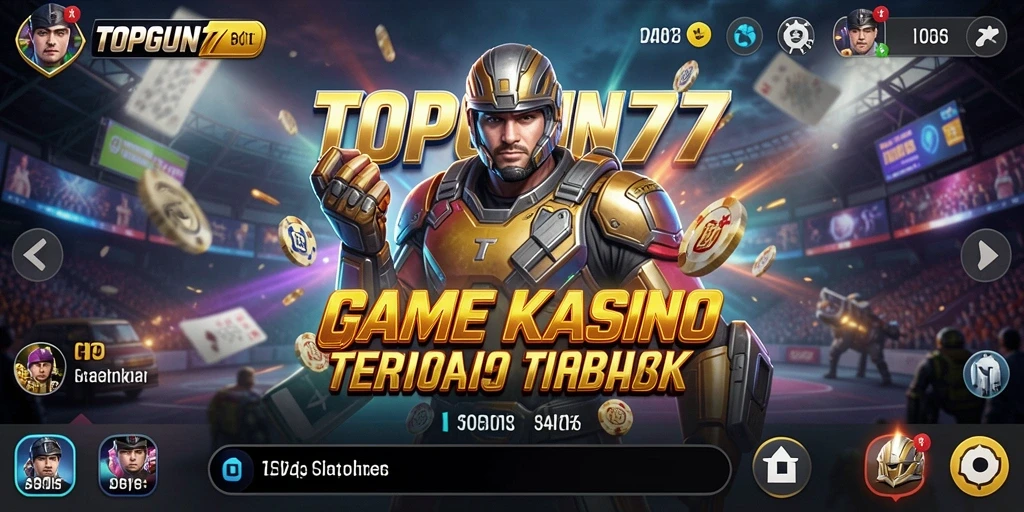 Tampilan gameplay yang menarik dan dinamis dari aplikasi Kasino.