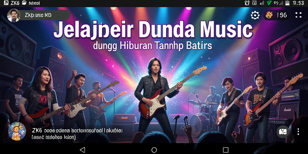 Tampilan gameplay ZK6 yang interaktif dan penuh warna.